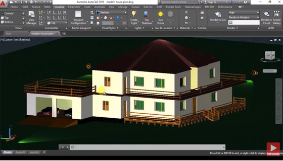 Autocad 3D House Modelling | Creating the 2D Plan