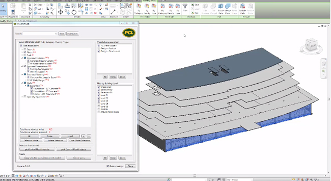 How to use PCL PartsLab revit add in to generate unlimited parts in any revit construction model