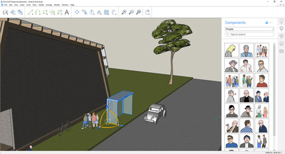 Shape  A new sketchUp-like .dwg-based conceptual modeling software will be launched soon