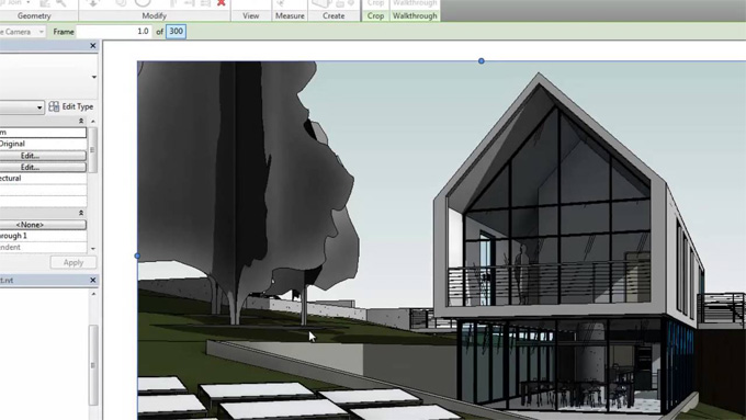 Create and Edit a Walkthrough Animation in Revit