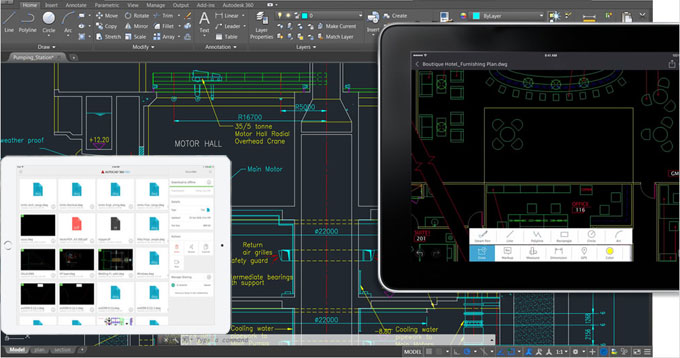 How to use AutoCAD 360 Mobile App to view, edit and share AutoCAD drawings
