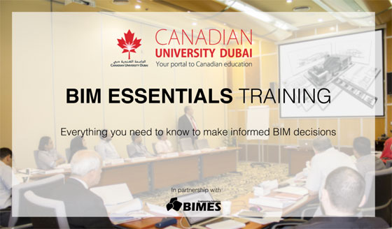 An exclusive BIM course conducted by CANADIAN University Dubai