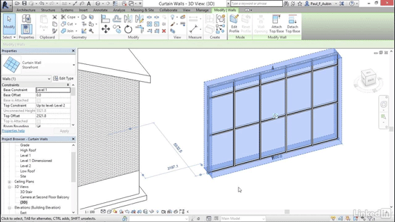 Some handy tricks for curtain walls in Revit
