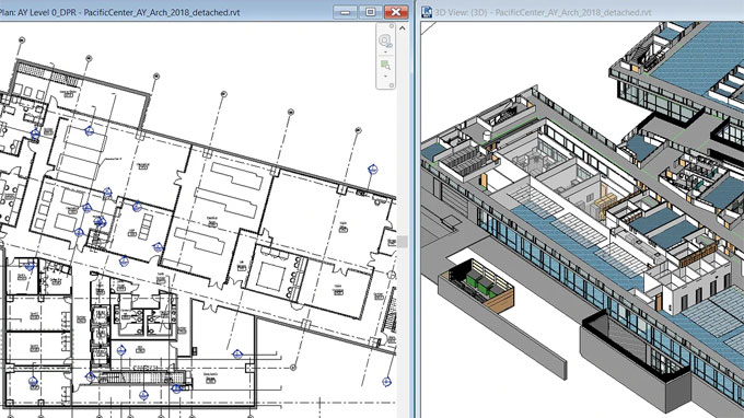 The difference between Revit and AutoCAD