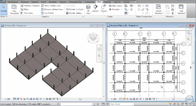 How to Draw Structural Slab in Autodesk Revit 2017