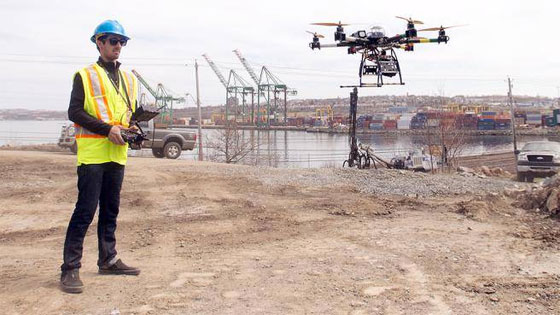 How drone technology was used in 250,000 sq ft logistics building in Dunstable
