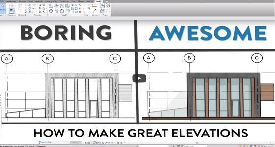 How to make perfect elevations with Revit