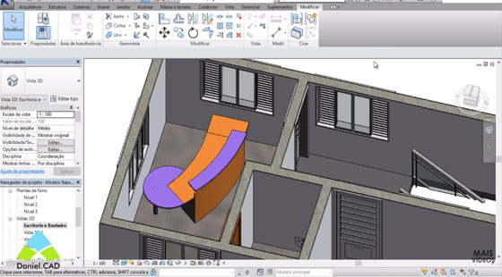 How to use revit for creating drawing in the foreground