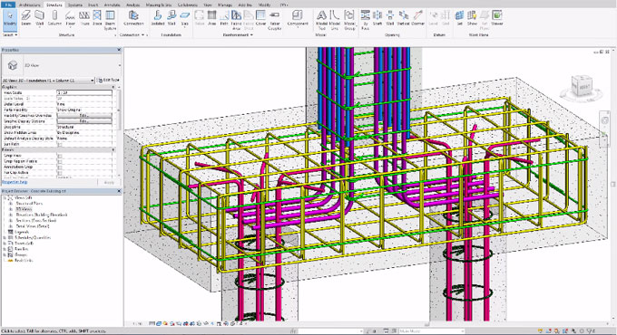 Graphical Rebar Constraints in 3D Views – An excising feature in Revit 2018
