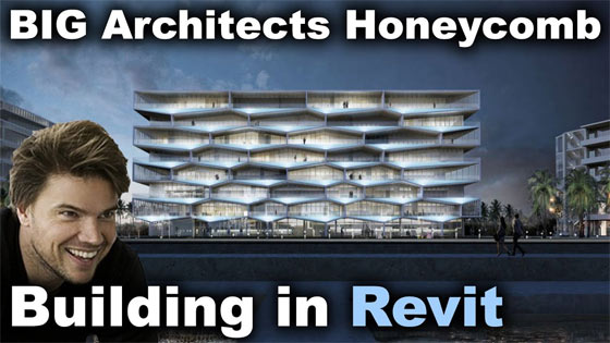 How to create BIG Architects Honeycomb Building In Revit