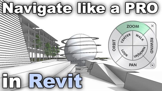 How to use full navigation wheels in Revit