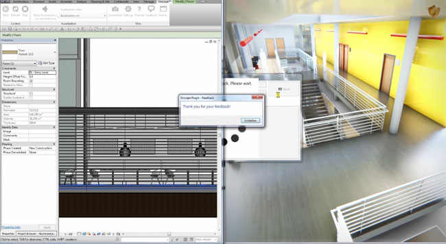 Perform realtime rendering for Revit with Enscape