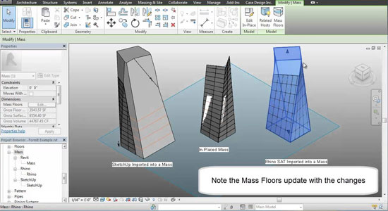 Revit 2014 - Working with Imported Solids and Temporary View Templates