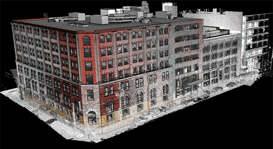 Modelling in Revit Architecture with point clouds