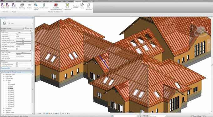 Download Roof Framing Extensions for Revit