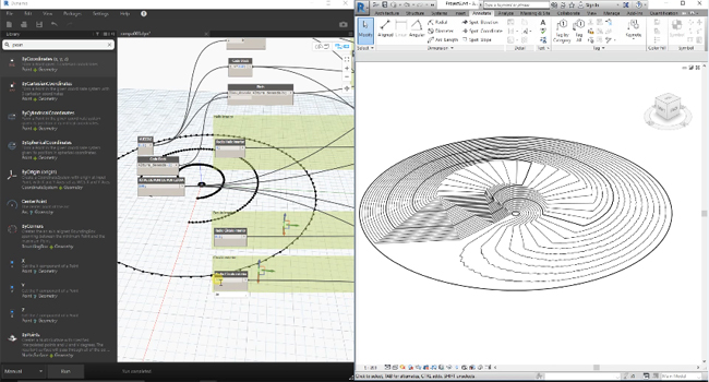 How to use Dynamo Revit to create a helix ramp with topography