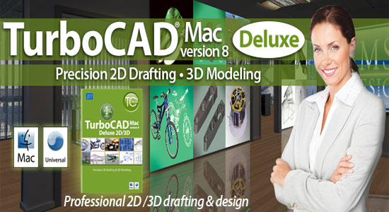 The complete series of TurboCAD v8 is available for Mac users