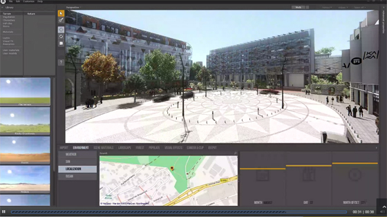 The users of Twinmotion can access a huge BIM objects & materials library via a new app