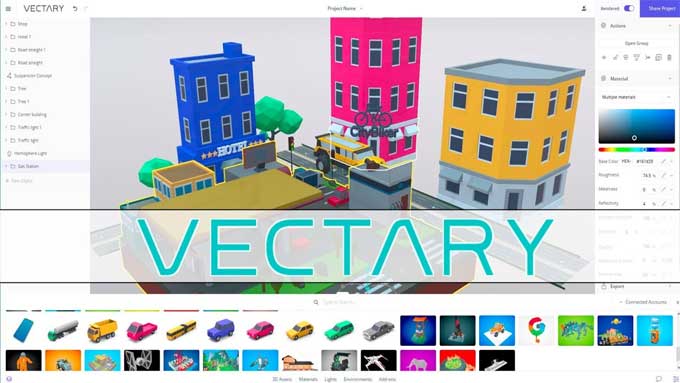 A Detailed Description of the unique Features of Vectary for 3D Modeling