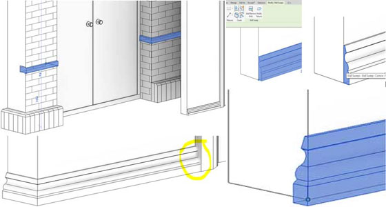 Wrapping Revit Wall Sweeps